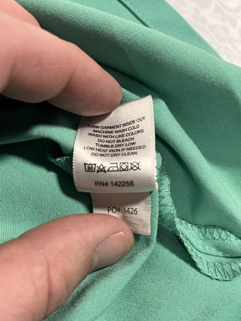 FIGS Catarina Scrub Top Womens XS Green V-Neck 1 Pocket FW1000 - Picture 4 of 5